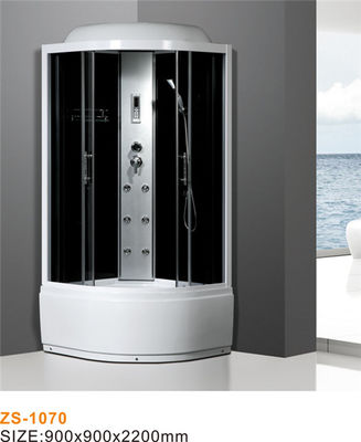 چین الماس سفید بخار حمام محوطه حمام به راحتی نگهداری اندازه 900 * 900 * 2200mm تامین کننده