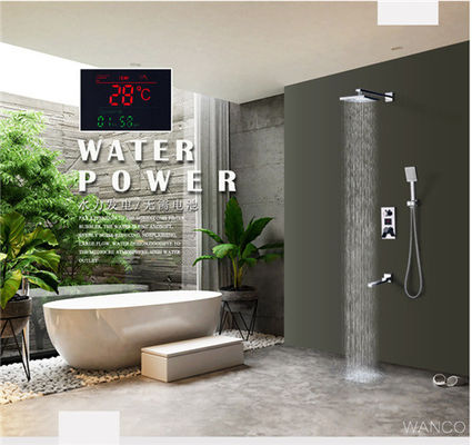 نمایشگر دیجیتال دوشش و سوپاپ، 8.5 * 10.5cm اندازه دوش سر و مجموعه دسته تامین کننده